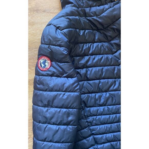 Rokka & Rolla Reversible Puffer Jacket Girl’s XL 14-16 Blue/Lavender Full Zip - Picture 5 of 16